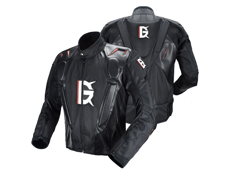 GHOST RACING good quality racing armor jacket motor leather jacket clothing in black